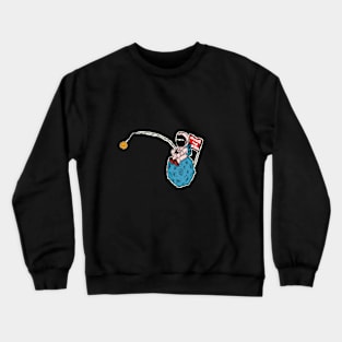 astronot design Crewneck Sweatshirt